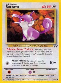 Amazon.com: Pokemon - Rattata (66) - Team Rocket : Toys & Games